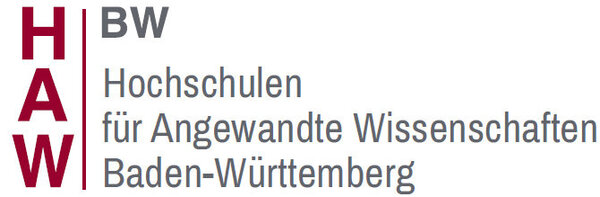 Logo: HAW BW - Hochschulen für Angewandte Wissenschaften Baden-Württemberg