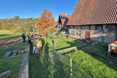 Haus am am Dorfetter.