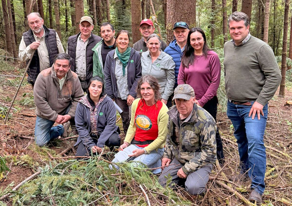 Gruppenfoto mit den Workshop-Teilnehmern in Chile