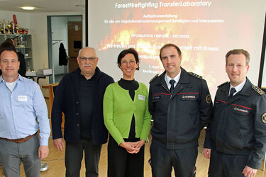 Gruppenfoto mit den Projektleitern