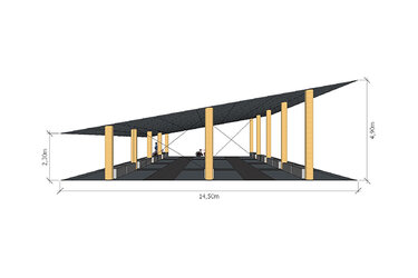 Solarfahrradstellplatz