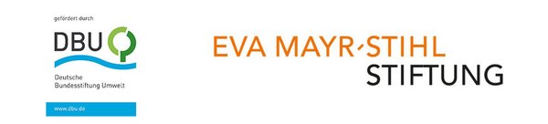 Logo: Deutsche Bundesstiftung Umwelt und Logo: Eva Mayer-Stihl Stiftung