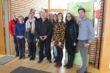 Gruppenfoto mit Projektbeteiligten