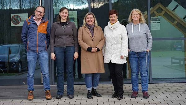 Gruppenfoto des Personalrats der Hochschule für Forstwirtschaft Rottenburg