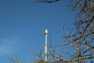 Blick auf die Wetterstation