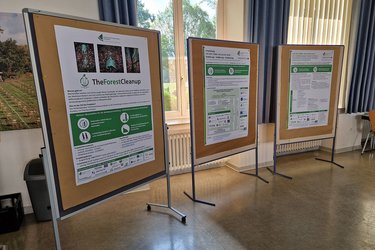 Blick auf die Posterausstellung