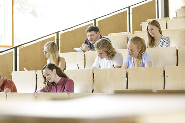 Vorlesung in der Aula