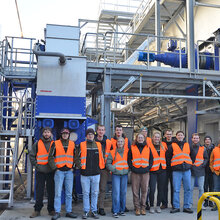 Gruppenfoto mit den Studierenden