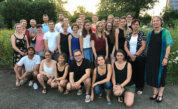 Gruppenbild mit Studierenden in Vellberg