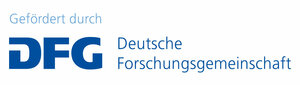Logo: Gefördert durch DFG - Deutsche Forschungsgemeinschaft