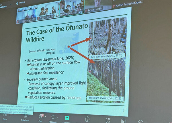 Screenshot von der Zoom-Sitzung