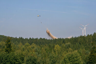 Helikopterausbringung im Ostalbkreis