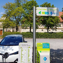 E-Car / E-Bike Ladestation der Hochschule Rottenburg