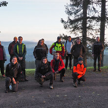 Gruppenfoto mit den Exkursionsteilnehmern