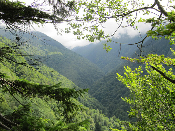 Das Bild zeigt das Boia Mica Tal im Făgăras-Gebirge.