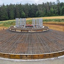 Blick auf die Baustelle
