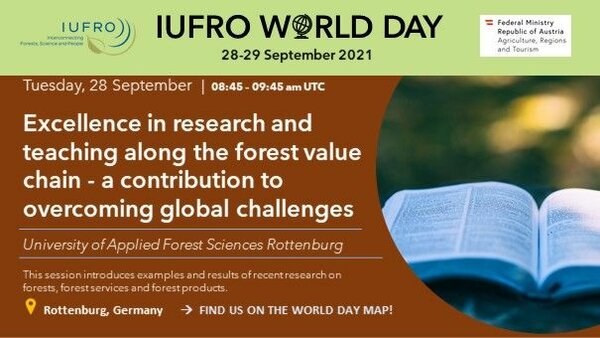 IUFRO WORLD DAY: 28. und 29. September 2021