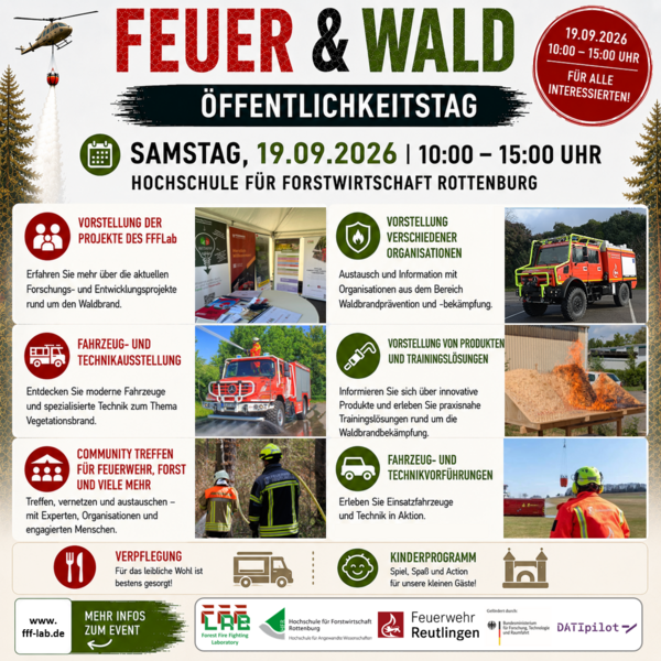 Programm: Öffentlichkeitstag Feuer Wald - Tag 2