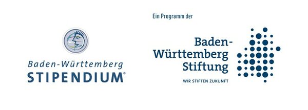 Logos: Baden-Württemberg STIPENDIUM und Baden-Württemberg Stiftung