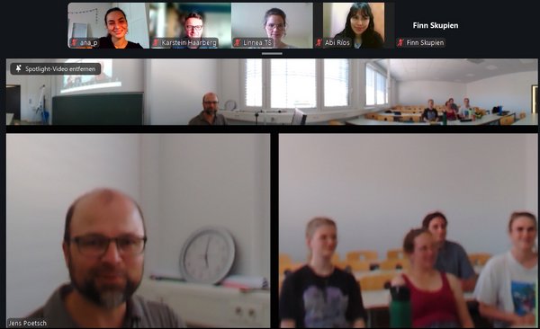 Screenshot einer Zoom-Sitzung