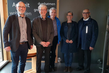 Professor der Partnerhochschule in Lviv, Ukraine, zu Besuch an der HFR