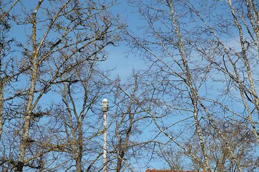 Blick auf die Wetterstation