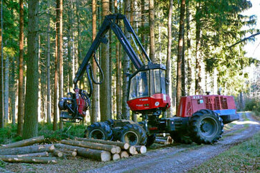 Harvester im Einsatz