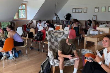 Studierende im Arbeitsgruppen