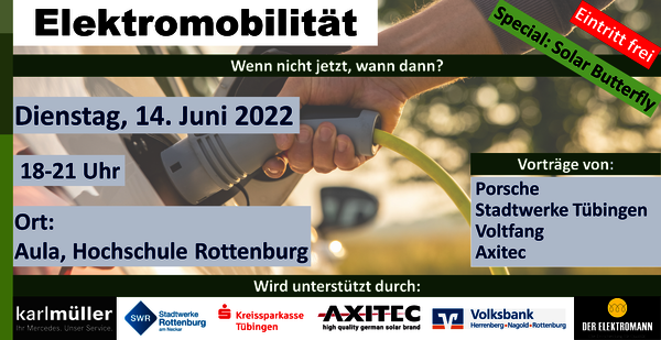 Veranstaltung zur Elektromobilität