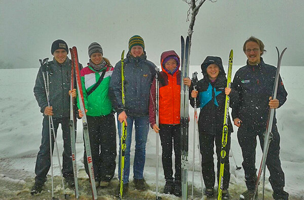 Gruppenbild: Forstliche Nordische Skiwettkämpfe