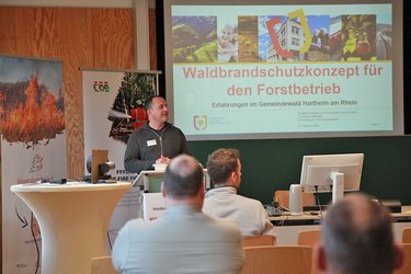 Prof. Wolff am Rednerpult