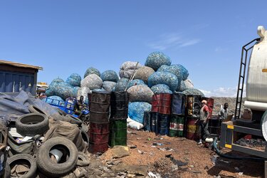 Elektroschrottverarbeitung in Agbogbloshie 