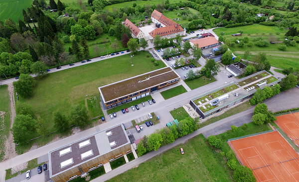 Luftbild vom Campus der Hochschule für Forstwirtschaft Rottenburg
