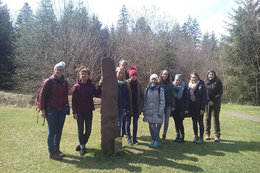 Gruppenfoto mit Studierenden der Hochschule Rottenburg