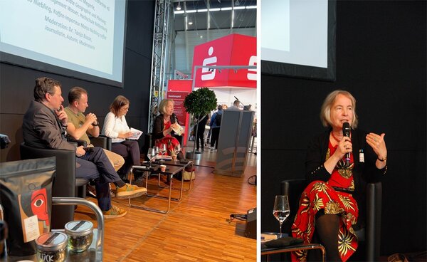 Diskussionsrunde „Kaffee in Zeiten des Klimawandels“ auf der Slow Food Messe in Stuttgart