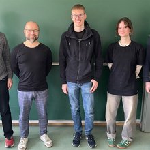 Gruppenfoto mit dem Team