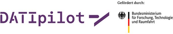 Logos: Bundesministerium für Bildung und Forschung und DATIpilot