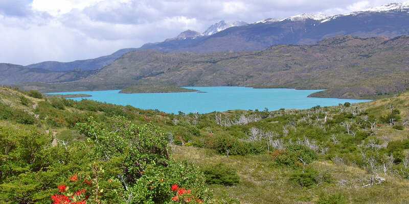Landschaftsbild vom Nationalpark Torres del Paine