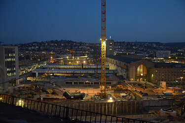 Stuttgart 21, Blick auf den Stuttgarter Hauptbahnhof 