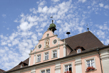 Blick auf das Rottenburger Rathaus