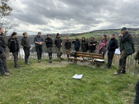 Gruppenfoto am Rheinsteig