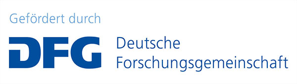 Logo: Gefördert durch Deutsche Forschungsgemeinschaft