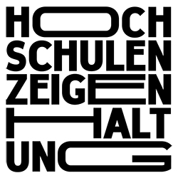Logo: Hochschulen zeigen Haltung - Öffnet Hochschulen zeigen Haltung PDF