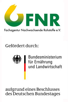 Logos: Fachagentur Nachwachsende Rohstoffe e.V., Bundesministerium für Ernährung und Landwirtschaft