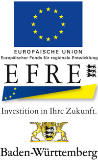Logos: Europäische Union, EFRE, Baden-Württemberg